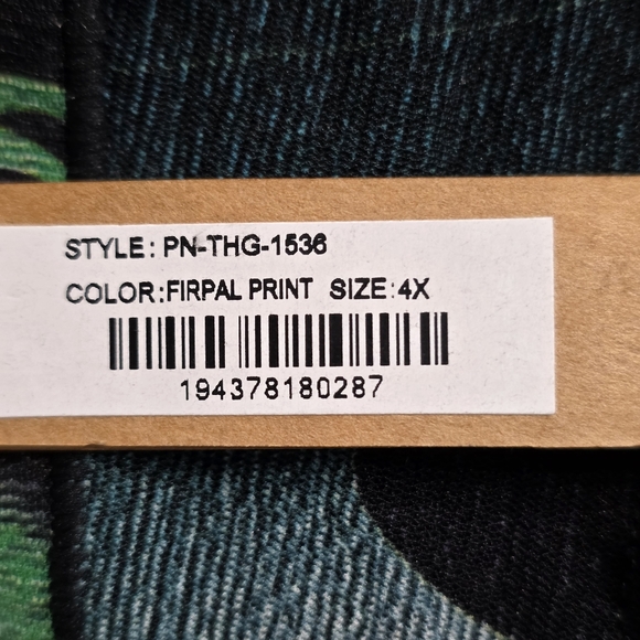 SKIMS Summer Mesh Thong Firpal Print Womens 4X NWT - Picture 11 of 14